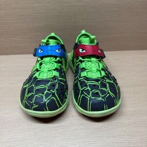 Stride Rite M2P TMNT‎ Phibian Boys Sneakers Size 9 Green Ninja Turtles Shoes